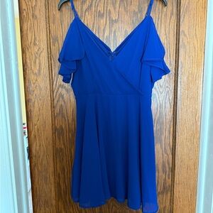 Charlotte Russe Royal Blue Mini Dress
